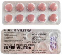 Super Vilitra 20 mg/60 mg (10 pills)