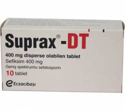 Suprax-DT 400 mg (10 pills)