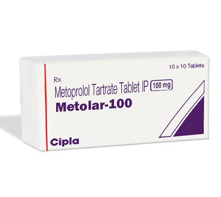 Metolar 100 mg (10 pills)