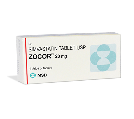 Zocor 20 mg (10 pills)