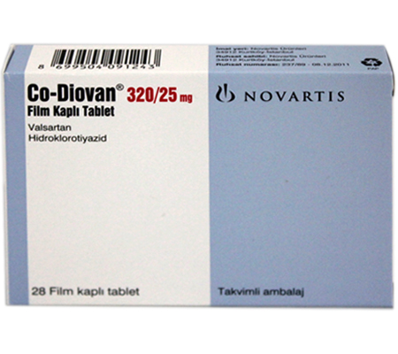Co-Diovan 320 mg / 25 mg (28 pills)