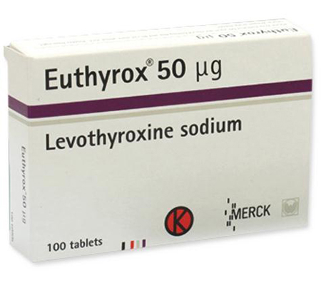Euthyrox (T4) 50 mcg (50 pills)